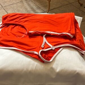 Women's Red Swimwear Set